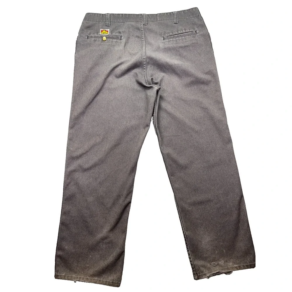 Vintage Ben Davis Wide Leg Baggy 90s Skater Jeans Faded Distressed Sz 42 Fit 39